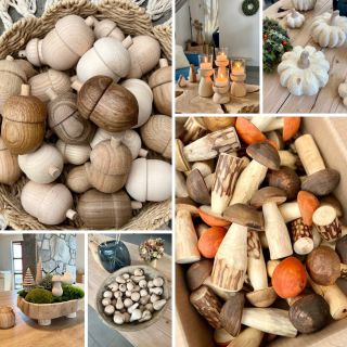 Vločky, hvězdičky, stromečky, žaludy, dýně, figurky… a dalších 10tky dekorací ze dřeva. Nahlédnete a napište mi co se vám...